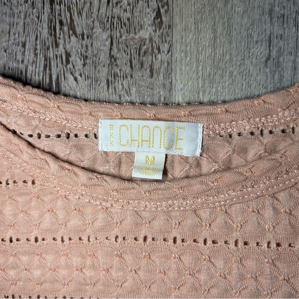 BKK CHANCE Dusty Pink Women’s Babydoll Style Long Sleeve Top Medium - Picture 4 of 8